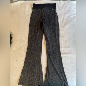 Foldover Stretch Flare Pants